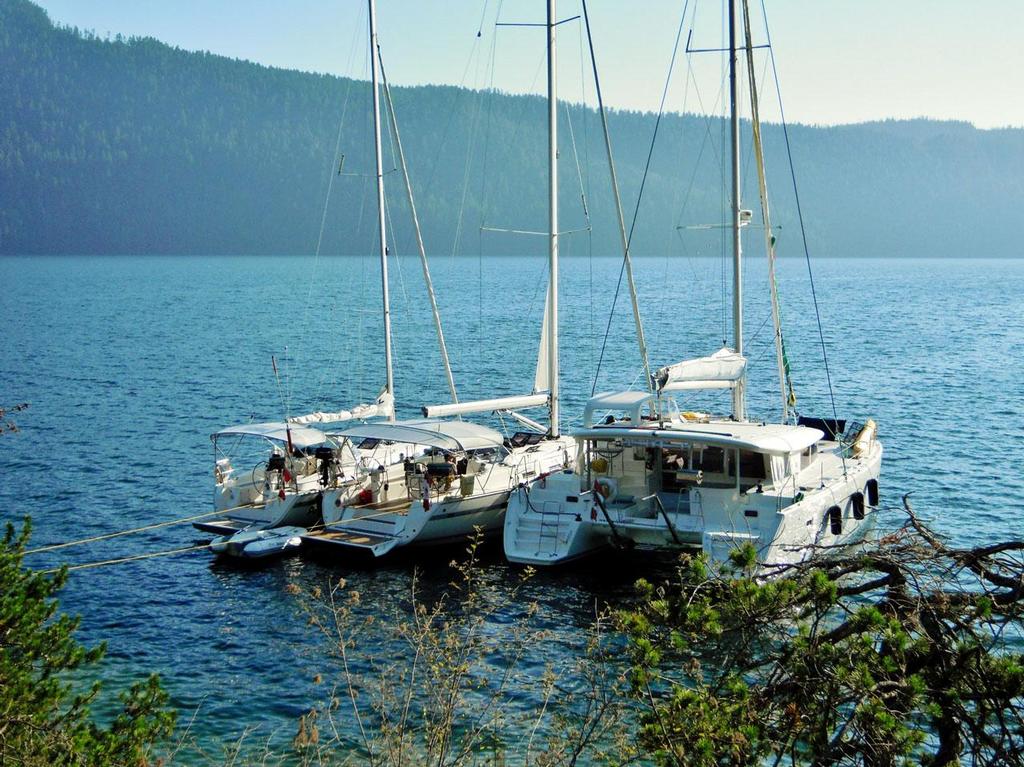 Amritha Flotilla Sailing in Desolation Sound © Kathy Mak